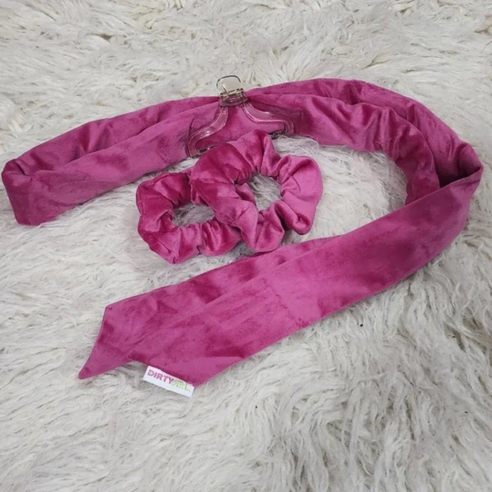 NEW! Dirty Girl Wraps by @amandaellisxo Heatless Curling Velour Hair Headband - Picture 6 of 11